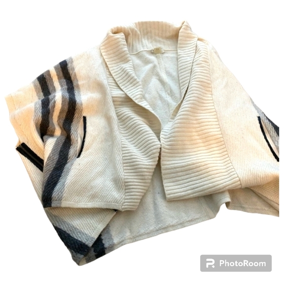 Club Monaco Poncho Shawl Size Xs - Picture 3 of 3